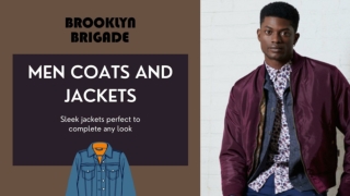Get Men Coats And Jackets Perfect to Complete Any Look
