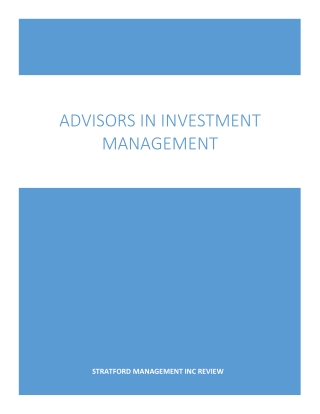 stratford management inc review