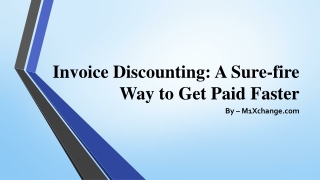 Invoice discounting