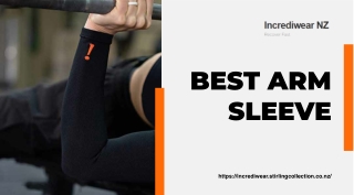 Get the best arm sleeve at a reasonable rate at Incrediwear