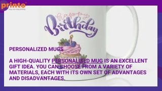 Make A Statement With Enthralling Personalized Mugs | One-of-a Kind Gift | Print