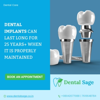 Facts about Dental Implants | Best Dental Clinic in Yelahanka | Dental Sage