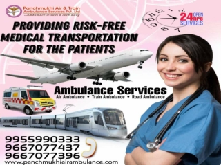 Pick ALS Facility at Reasonable Fare by Panchmukhi Air Ambulance Service in Patna and Ranchi