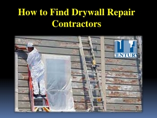 How to Find Drywall Repair Contractors