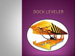 Dock Leveler in Chennai-Tamil nadu-Hyderabad-Bangalore-Mysore