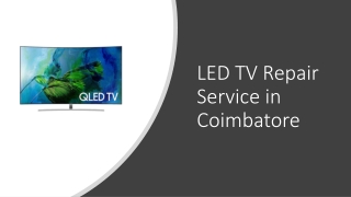 LED TV Repair Service in coimbatore