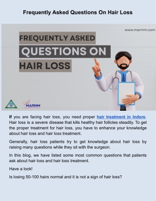 Frequently Asked Questions On Hair Loss.docx