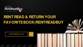 Rent Read & Return Your Favorite Book|RentReadBuy