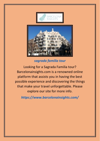 sagrada familia tour