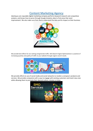 Content Marketing Agency