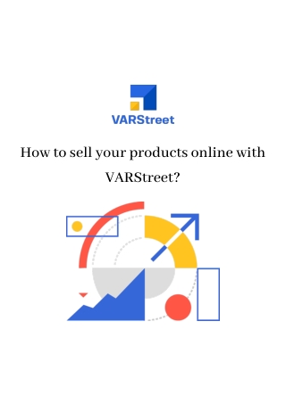 How to sell your products online with VARStreet