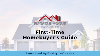 First-Time Homebuyer’s Guide
