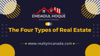 The Four Types of Real Estate
