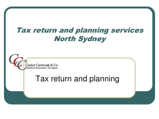 Tax Return and Planning Services North Sydney