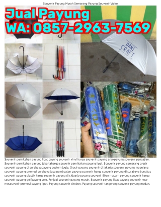 Ö857•29Ϭ౩•75Ϭ9 (WA) Payung Souvenir Depok Souvenir Payung Murah Di Yogyakarta