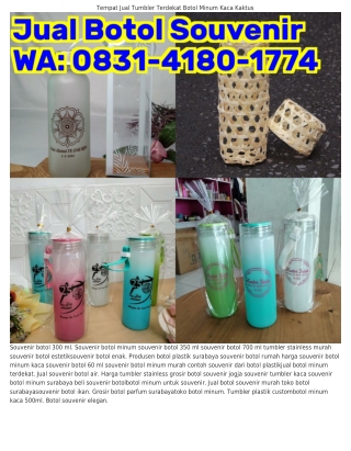 ౦8Зl·4l8౦·l774 (WA) Souvenir Botol 1 Liter Produsen Botol Plastik Surabaya