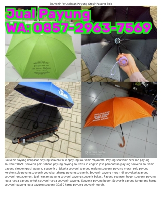 O85ᜪ·2ᑫϬ౩·ᜪ5Ϭᑫ (WA) Souvenir Payung Cirebon Payung Souvenir