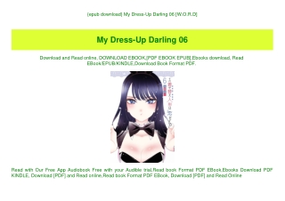 {epub download} My Dress-Up Darling 06 [W.O.R.D]