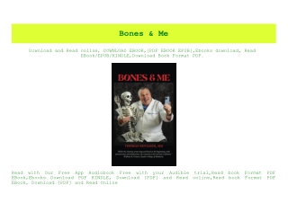 PDF) Bones & Me [R.A.R]