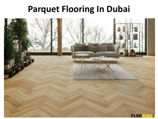 Parquet Flooring In Dubai