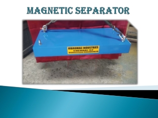 Magnetic Separator in Chennai-Bangalore-Karnataka-Hyderabad-Hosur