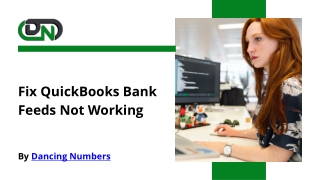 Fix QuickBooks Bank Feeds Not Working