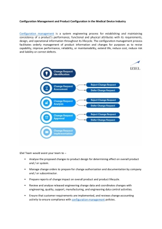 Configuration Management and Product Configuration in the Medical Device Industry