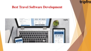 Best Travel Software Development