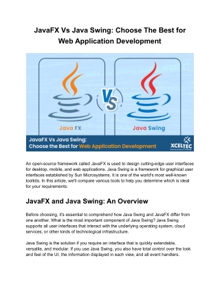 JavaFX Vs Java Swing_ Choose The Best for Web Application Development