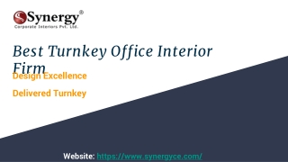 Best Turnkey Office Interior Firm