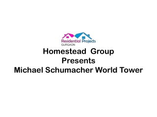Michael Schumacher World Tower Sector 109 Gurgaon | 95993633