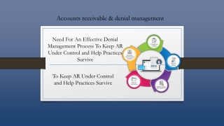 accounts receivable & denial management