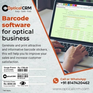 Barcode Inventory Management System  Optical CRM