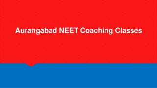 Aurangabad NEET Coaching Classes