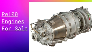 Reliable And Powerful PW 100 Engine For Sale