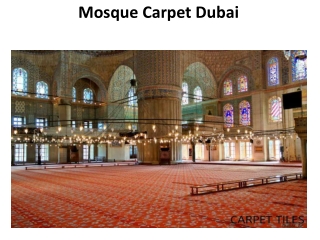 Mosque Carpet Dubai