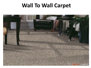 Wall To Wall Carpet