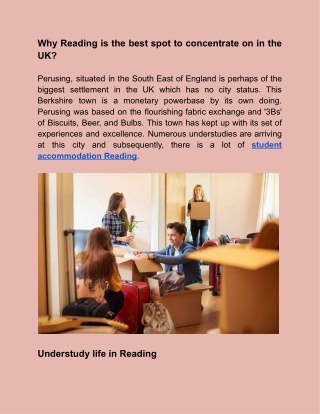 Why Reading is the best spot to concentrate on in the UK