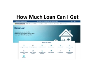 How Much Loan Can I Get