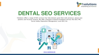 Best SEO Company for Dental Care Services