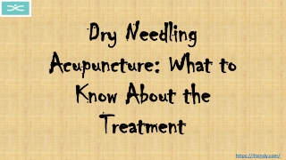 Dry Needling Acupuncture- What to Know About the Treatment