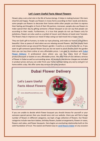 Send Flowers Dubai