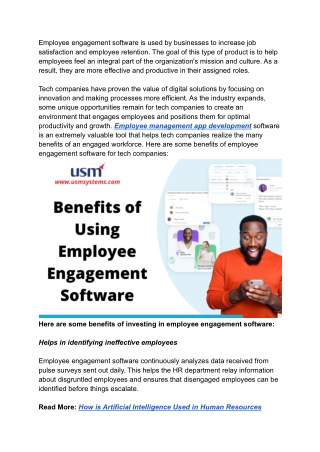 Benefits of Using Employee Engagement Software