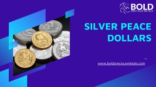 Silver Peace Dollars | BOLD Precious Metals