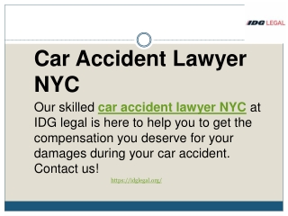 Car Accident Lawyer NYC