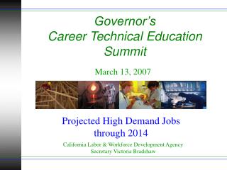 Governor’s Career Technical Education Summit
