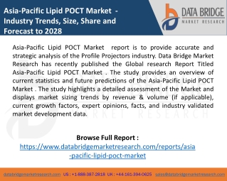 Asia-Pacific Lipid POCT Market