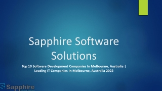 Top 10 Software Development Companies In Melbourne-Australia-Leading IT Companies In Melbourne, Australia 2022