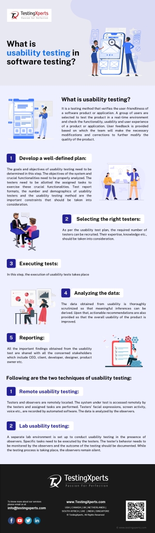 What is usability testing in software testing