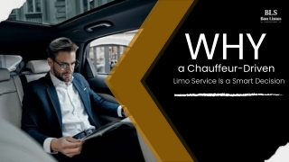 Why a Chauffeur-Driven Limo Service Is a Smart Decision